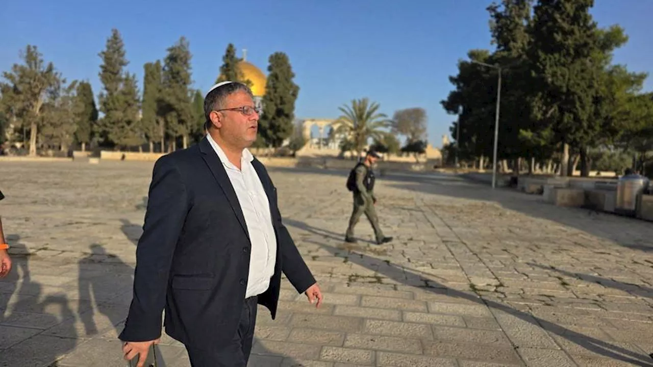 Israeli minister enters Al-Aqsa compound 'in prayer' for Gaza hostages