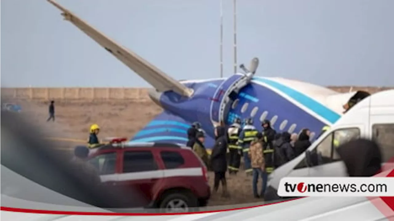 38 Orang Tewas dalam Kecelakaan Pesawat Azerbaijan Airlines di Kazakhstan