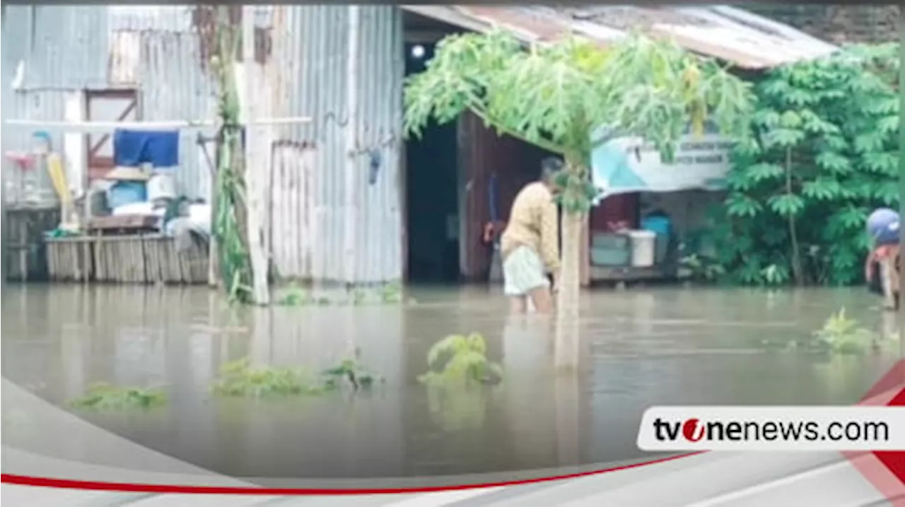 Banjir di Desa Jogomerto Nganjuk Belum Surut