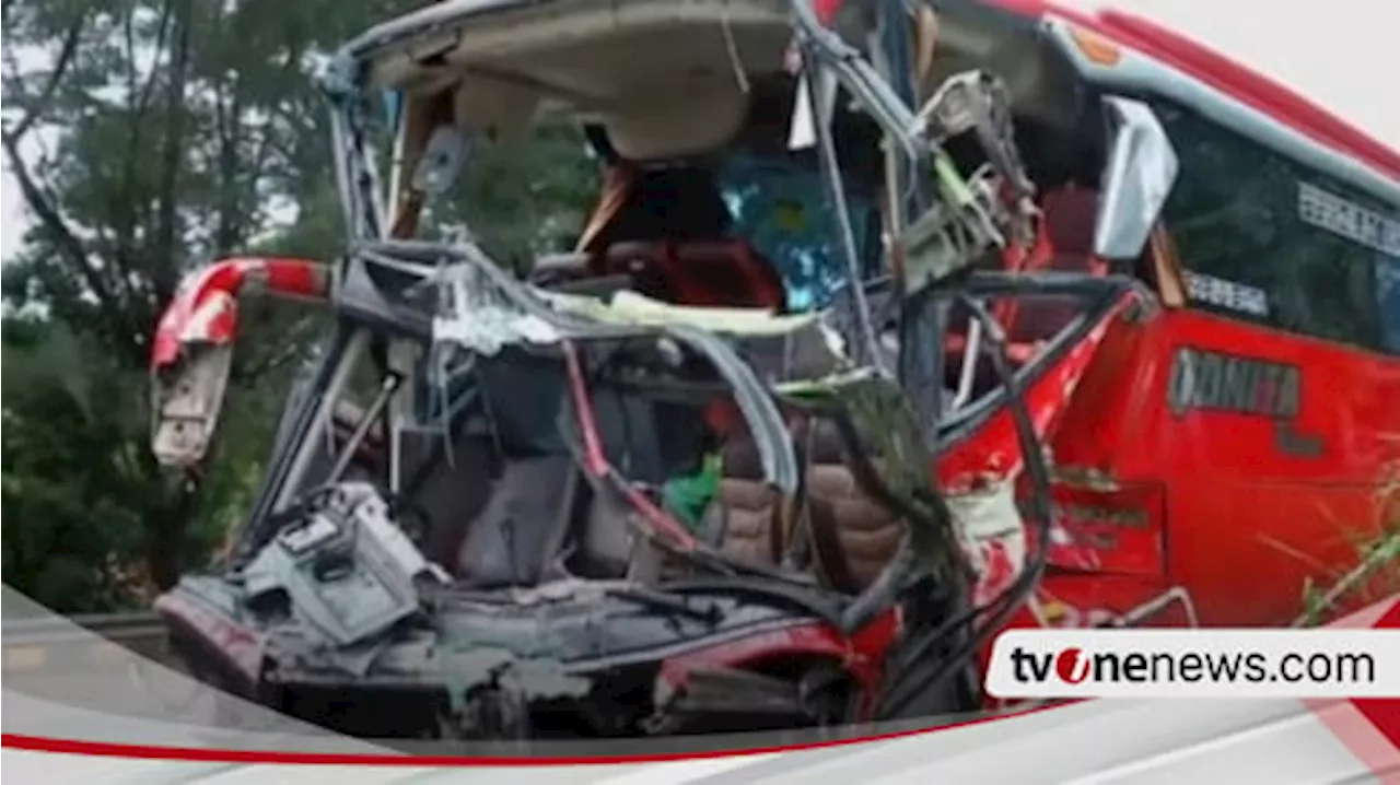 Sopir Bus PO Qonita D Diamankan Terkait Kecelakaan Maut di Tol Cipularang KM 80