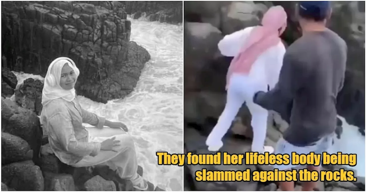 Woman Tragically Dies After Being Swept Away by Waves at Indonesian Beach