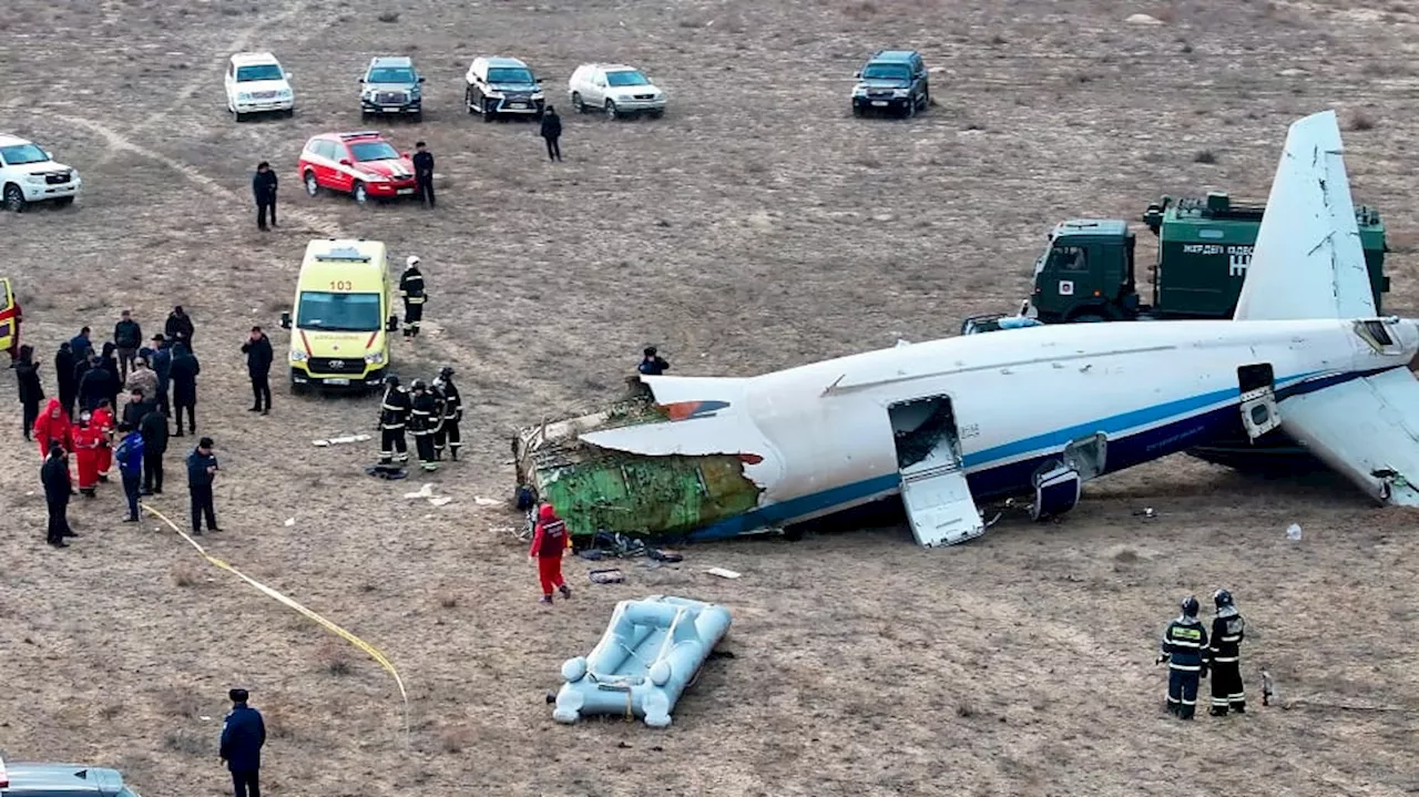 Passenger Of Doomed Plane Records Moments Before And After Crash In Kazakhstan: Video