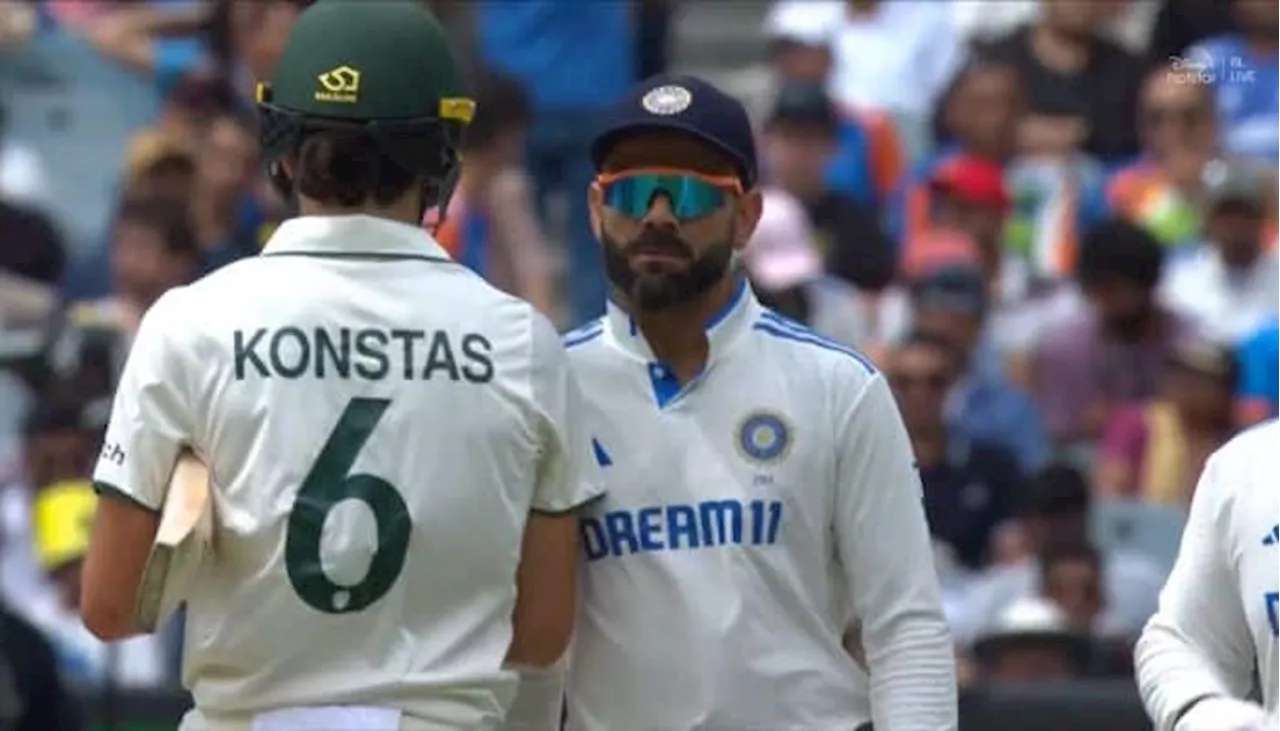 Virat Kohli Bumps Sam Konstas Mid-Pitch In Fiery Boxing Day Test Clash, Video Goes Viral