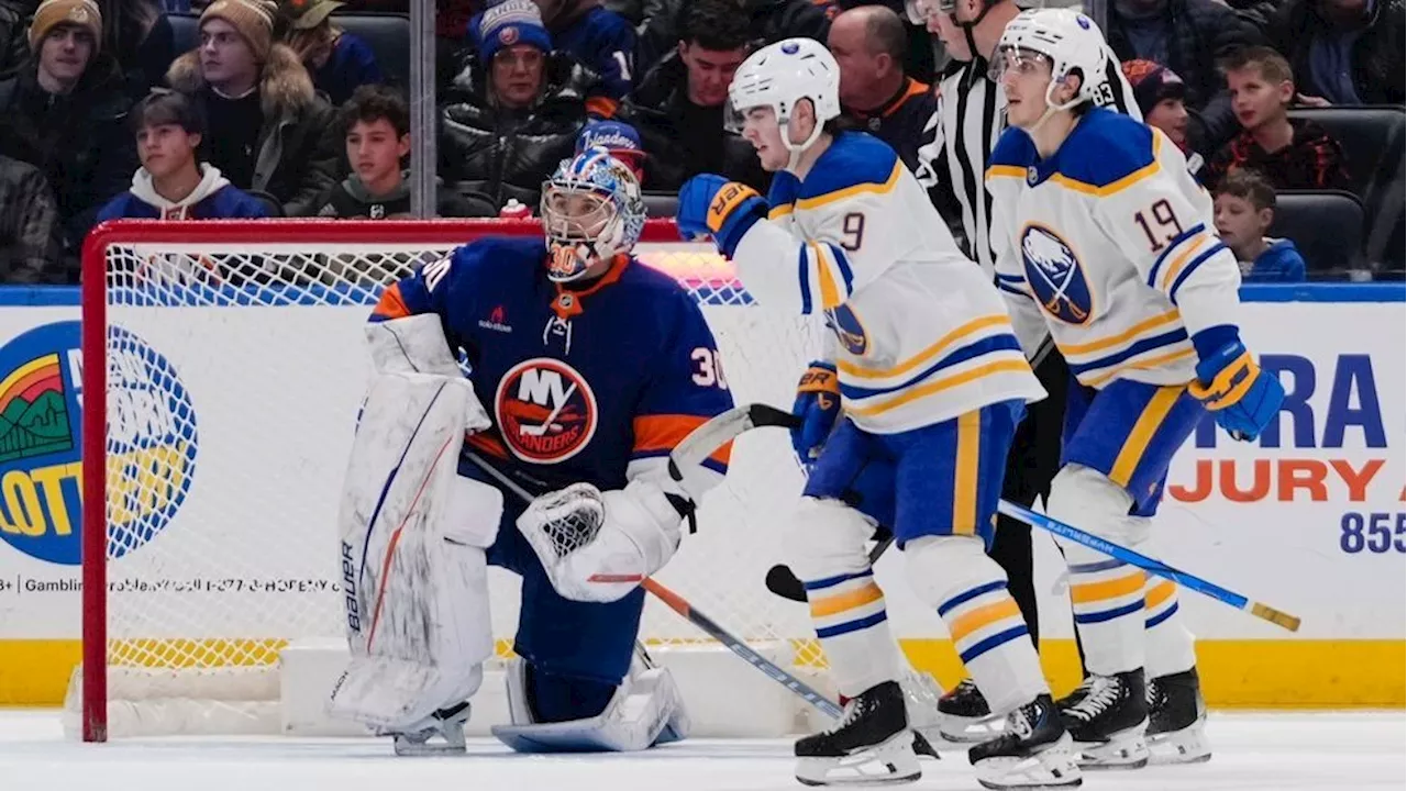 Sabres end 13-game losing streak with 7-1 win over Islanders