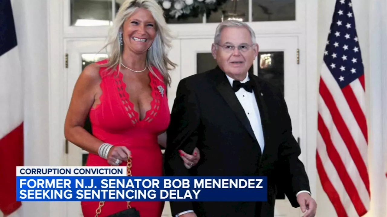 Menendez Asks to Delay Sentencing to Avoid Impact on Wife's Trial