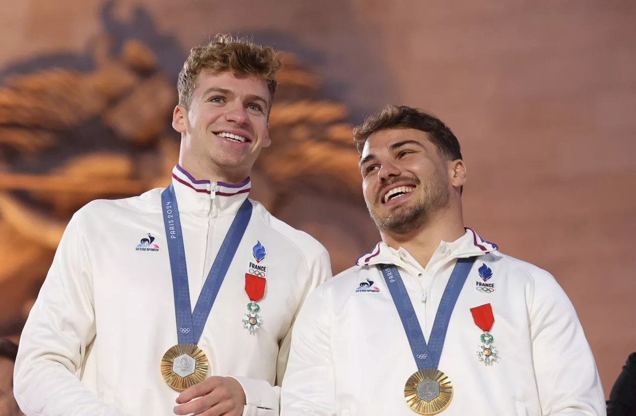 Léon Marchand et Antoine Dupont, deux prodiges de Toulouse parmi les plus grands champions 2024… au monde !