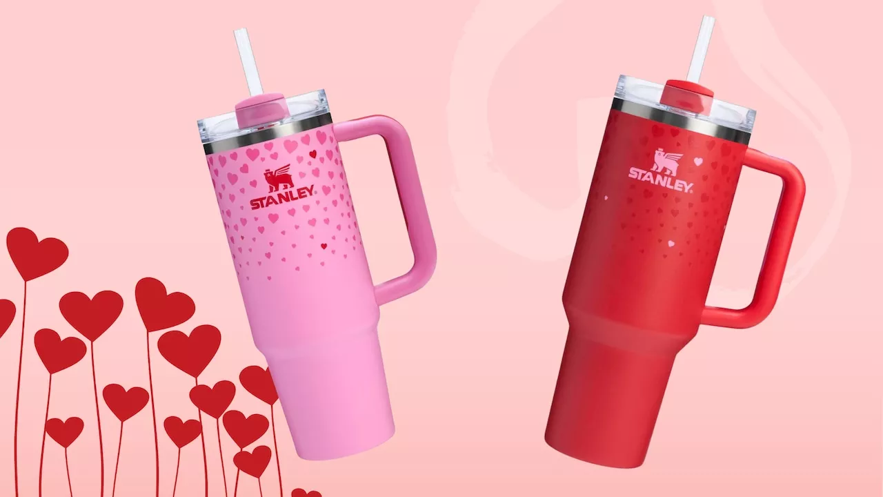 New Stanley Valentine's Day Colors and Quenchers Arrive