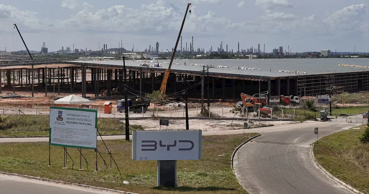 Brazil says workers at BYD construction site are victims of human trafficking