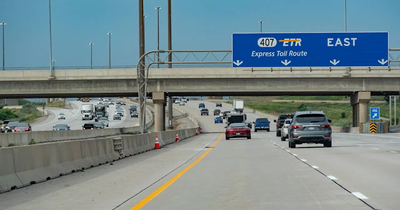 Rates to use the 407 toll highway in Ontario are about to increase