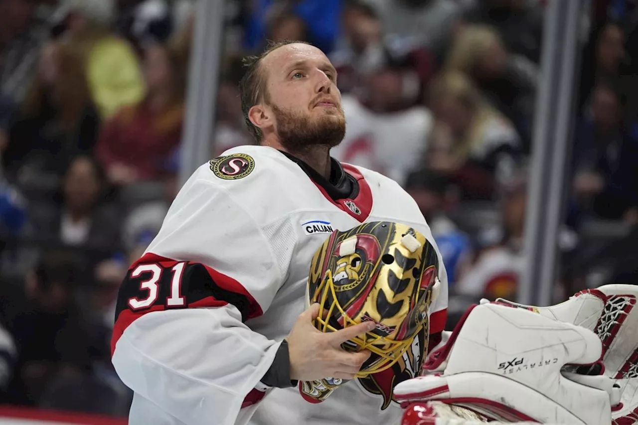 Senators Face Goaltending Crisis on Five-Game Road Trip