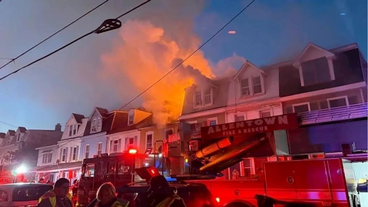 Man charged in Allentown fire that spread through rowhomes, led to residents' evacuation