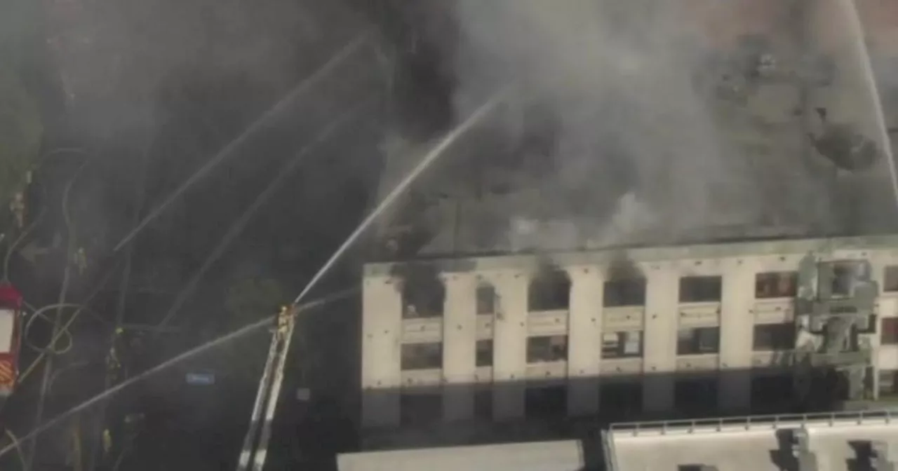 Historic Morrison Hotel in Los Angeles Destroyed by Fire