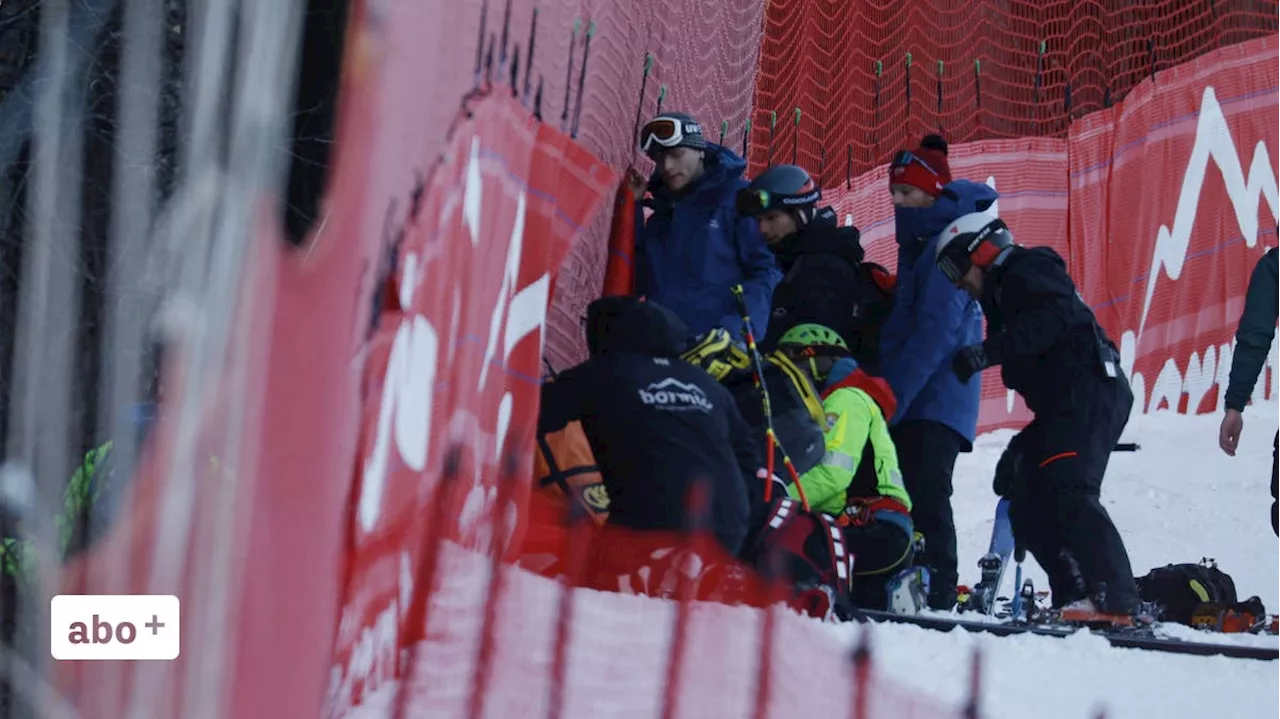 Horrorsturz von Skistar Cyprien Sarrazin in Bormio