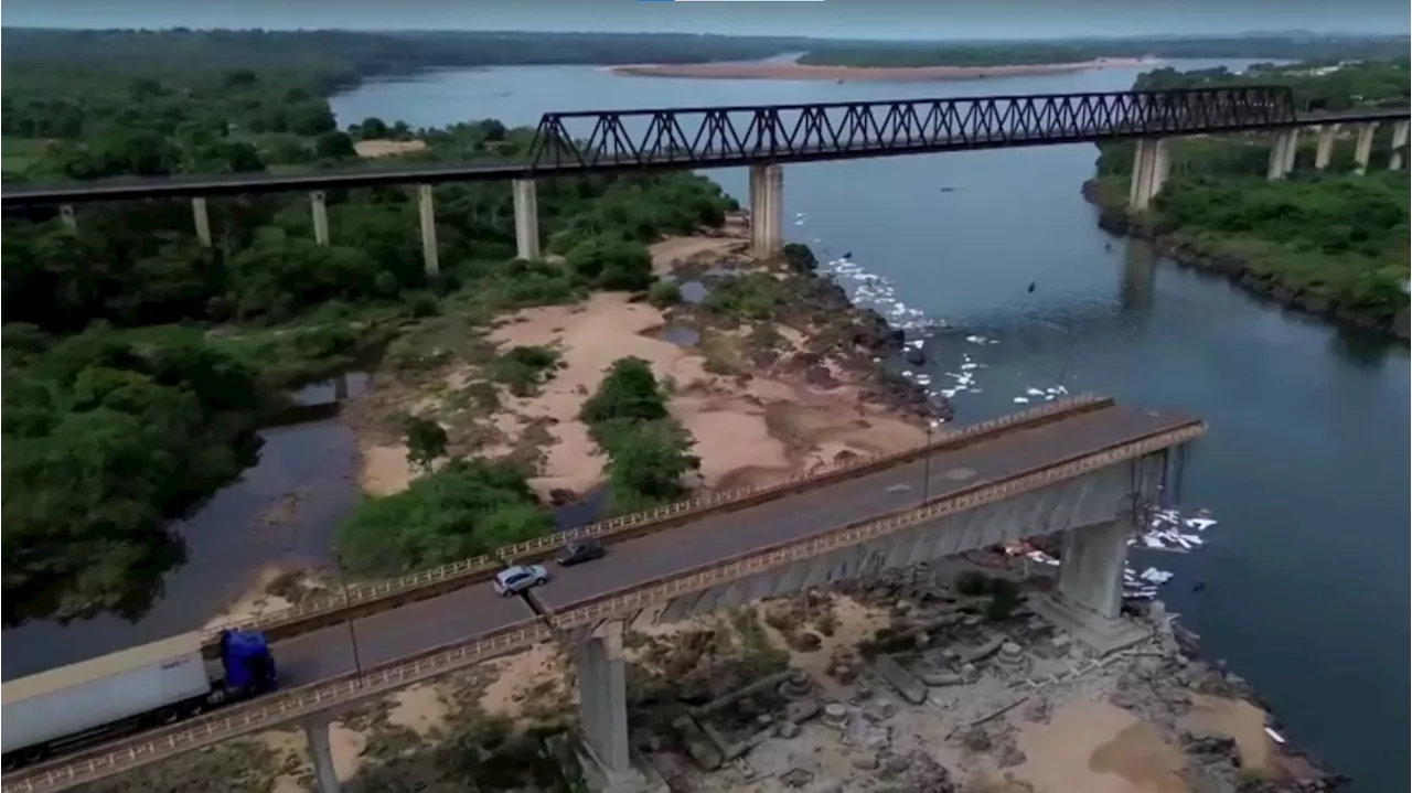 Queda de ponte: operação especial vai retirar produtos químicos do Rio Tocantins