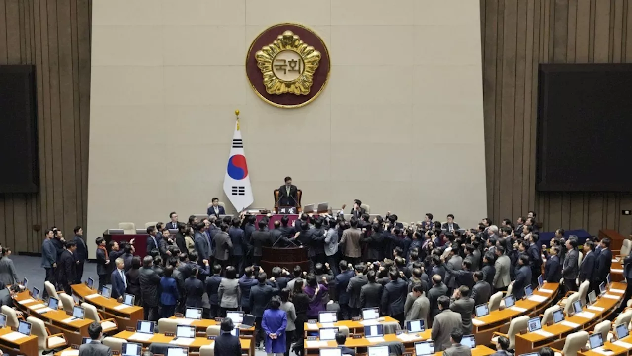 South Korea's opposition-controlled National Assembly votes to impeach acting President Han