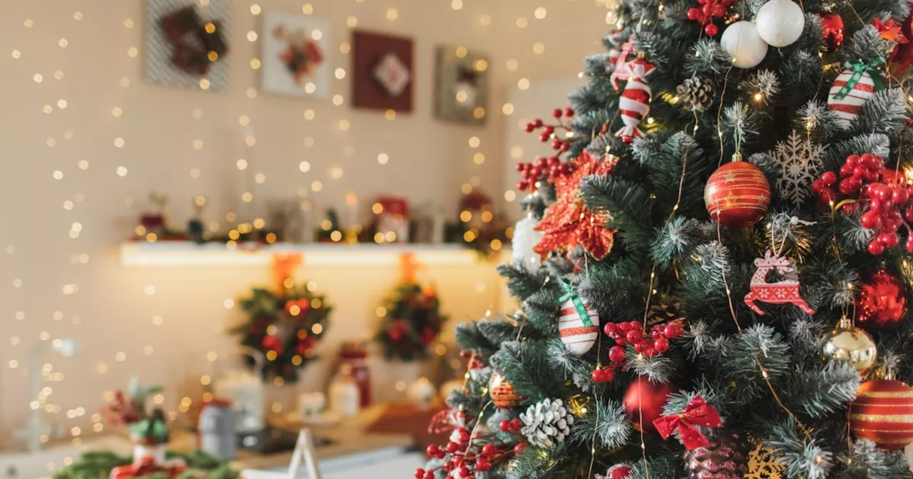 Woman Takes Down Christmas Decorations on Boxing Day