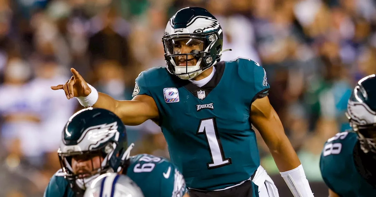 Eagles QB Jalen Hurts out vs. Cowboys, Kenny Pickett to start