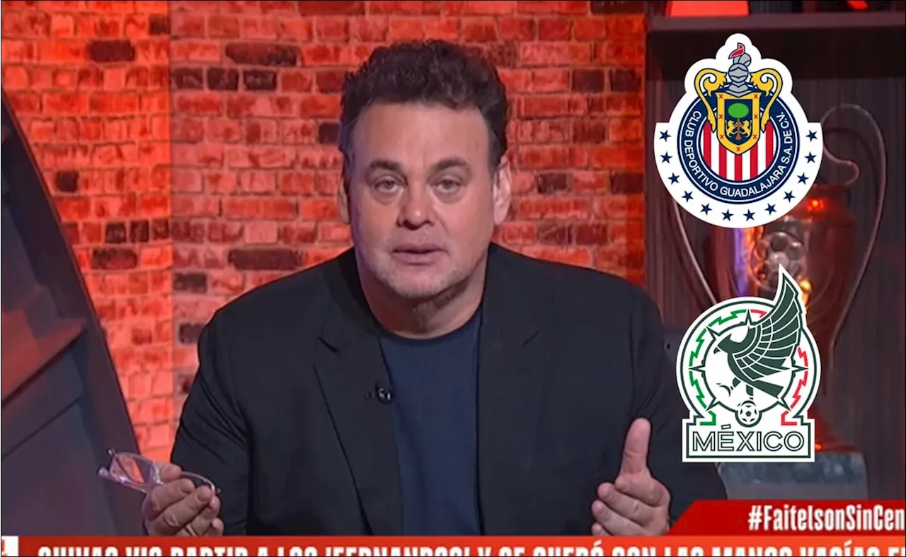 David Faitelson y su duro análisis sobre Chivas; asegura que están peor que la Selección Mexicana