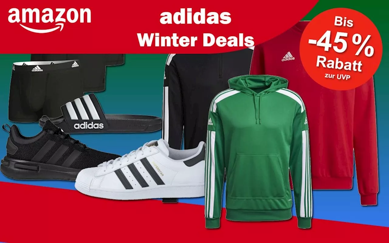 Mega adidas Wintersale bei Amazon: Jetzt Adidas-Sneaker wie Superstars, Rucksäcke, Kleidung und mehr bis zu