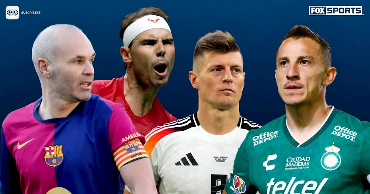 Deportistas retirados en 2024: Andrés Guardado, Rafa Nadal, Andrés Iniesta y más