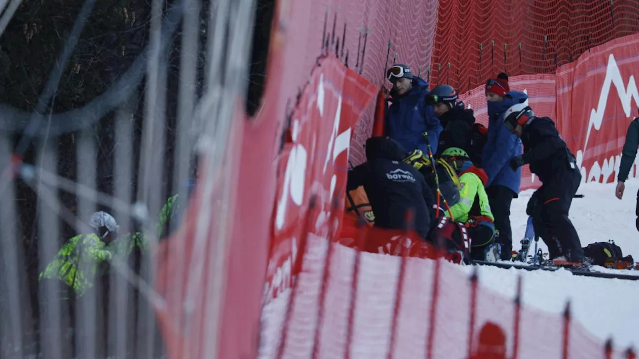 Caduta Paurosa per Sarrazin a Bormio