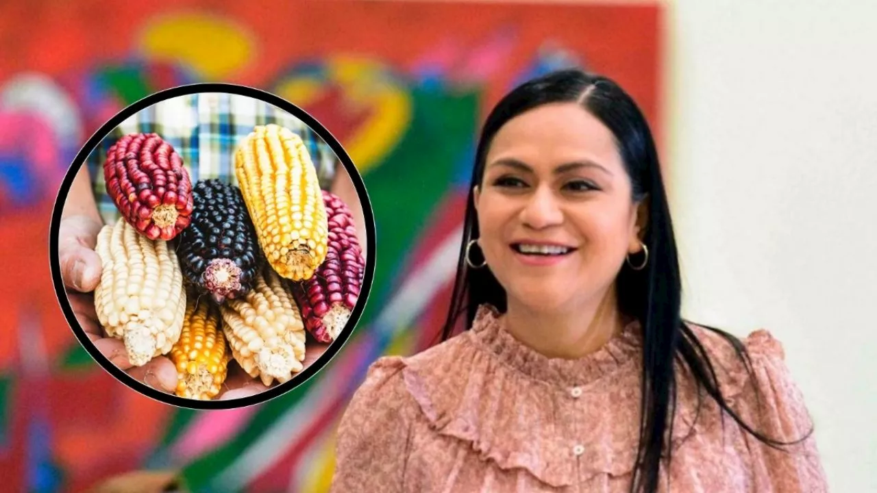 Ariadna Montiel llama a proteger el maíz nativo, 'símbolo de nuestra cultura y base de nuestra alimentación'