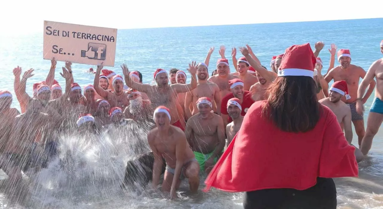 Un successo il bagno di Santo Stefano a Terracina: oltre 200 si tuffano per beneficenza