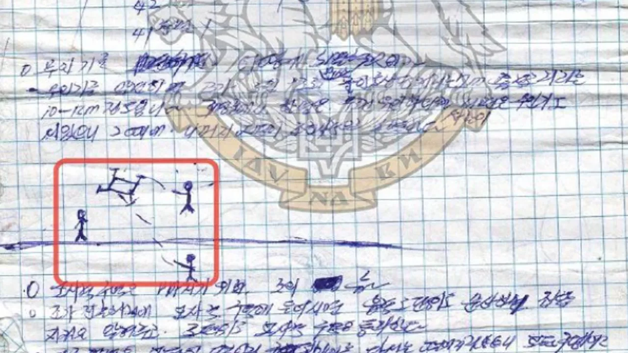 North Korean Soldier's Notebook Reveals Drone-Destroying Tactics