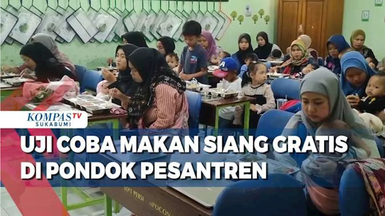 Uji Coba Makan Siang Bergizi Gratis di Garut