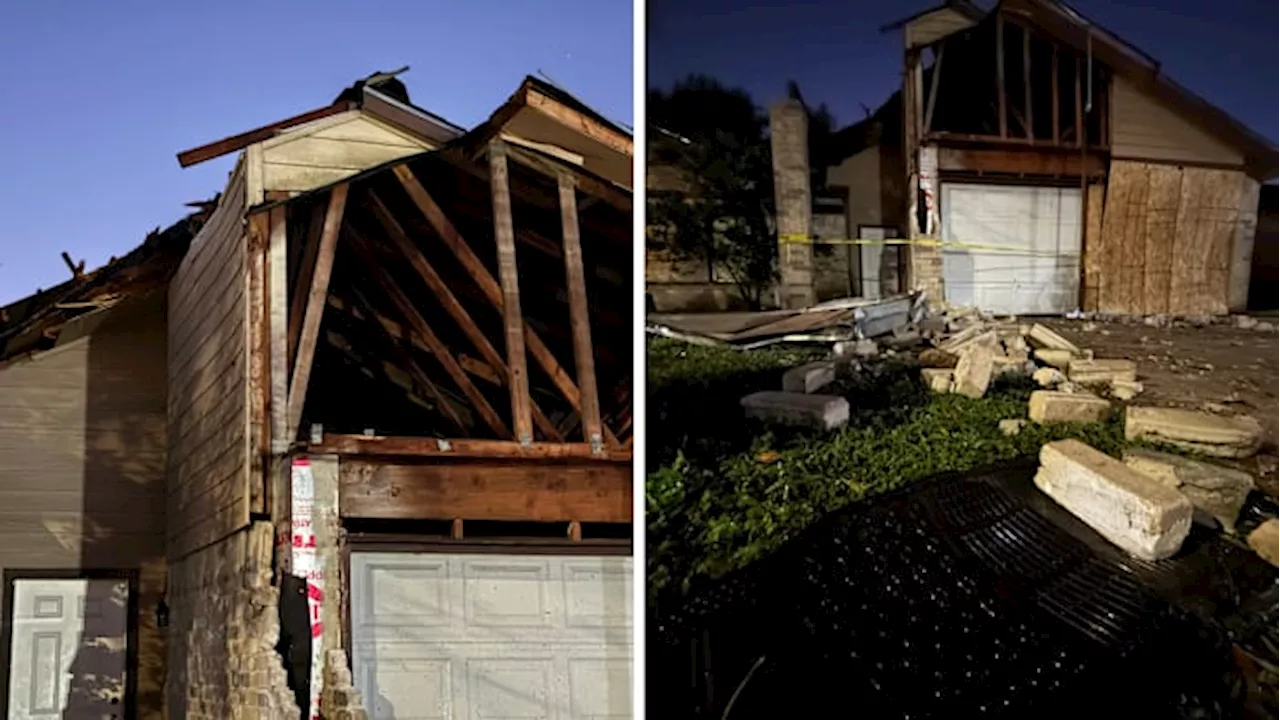 2 homes damaged in SW Houston from possible brief tornado