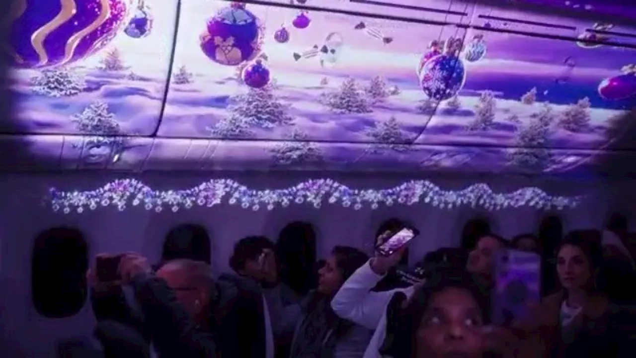 Air New Zealand SFO flight surprises passengers with Christmas party aboard plane