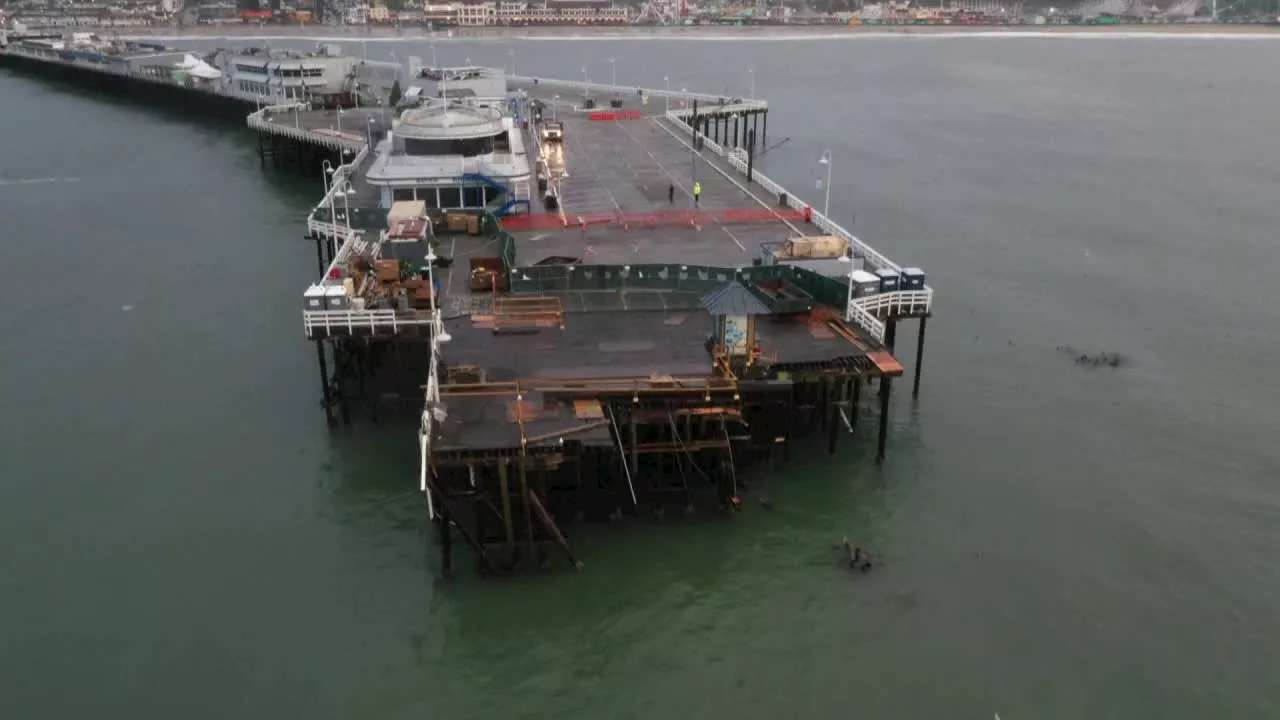 Santa Cruz Wharf Collapses After Storm