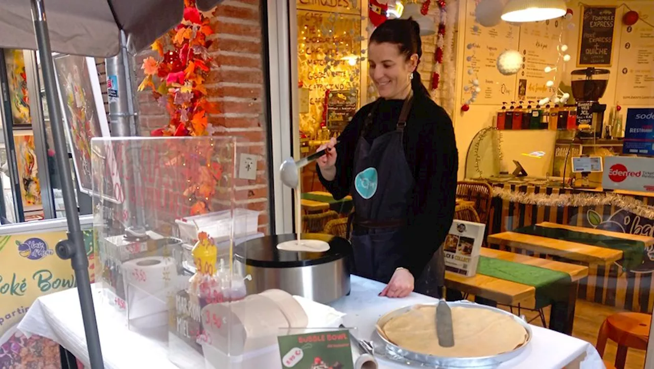 Gaillac : Claire Jammes sort la crêpière pour les vacances