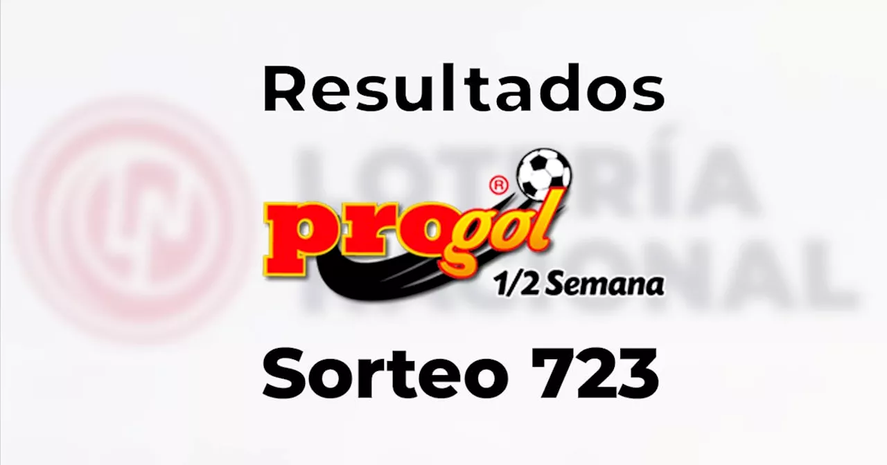 Resultados del Progol Media Semana 723: checa la quiniela ganadora