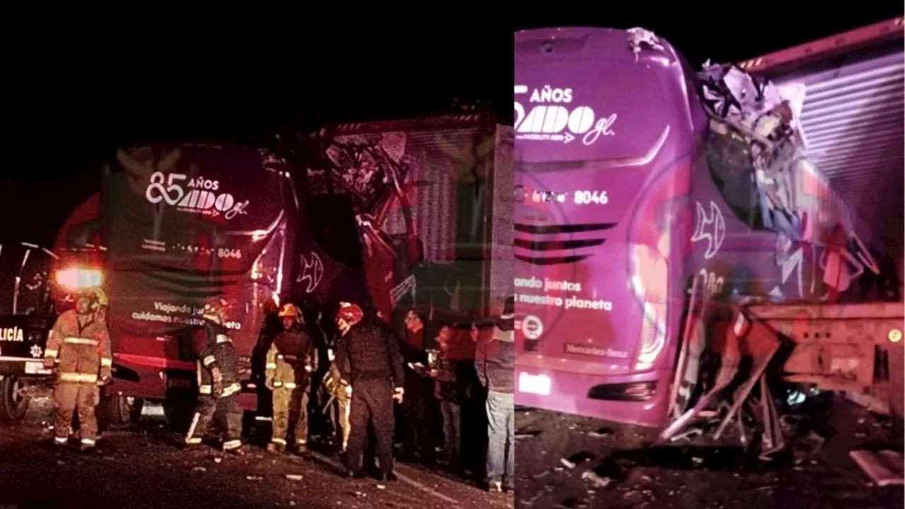 Accidente de autobús ADO en Perote deja 8 muertos