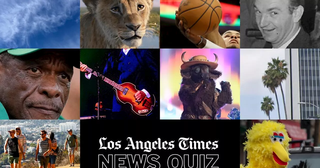 Final Los Angeles Times News Quiz of 2024