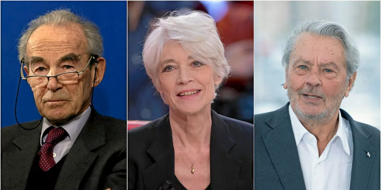 Alain Delon, Françoise Hardy, Robert Badinter… Ils nous ont quittés en 2024