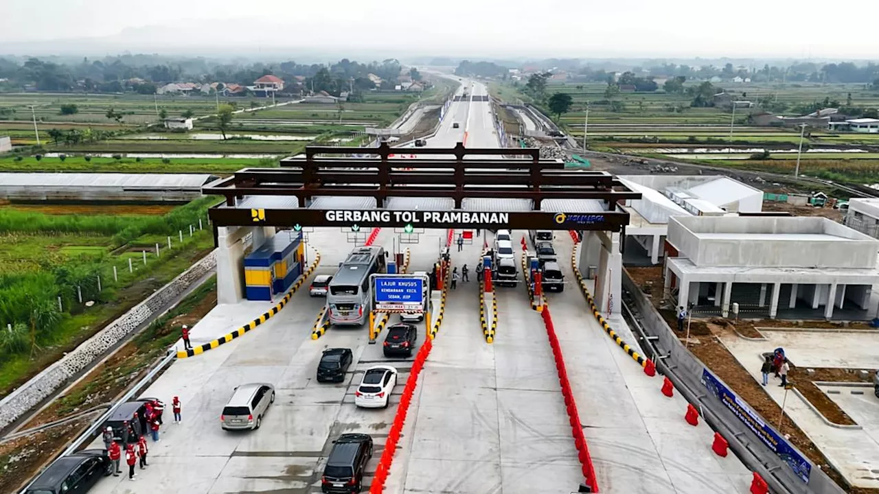 Libur Natal dan Tahun Baru, Tol Fungsional Jogja-Solo Dilintasi 113.686 Kendaraan