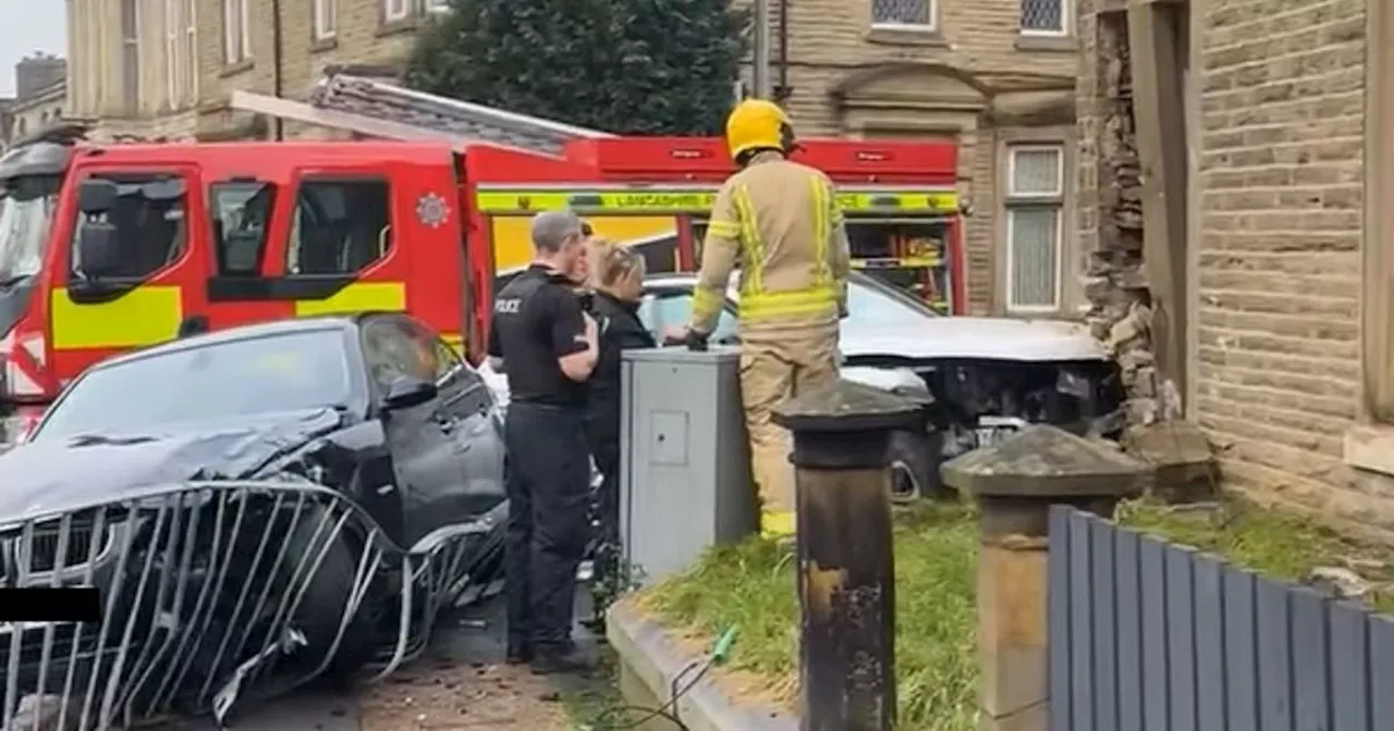 BMW driver in hospital and Audi SUV smashes into house in Nelson