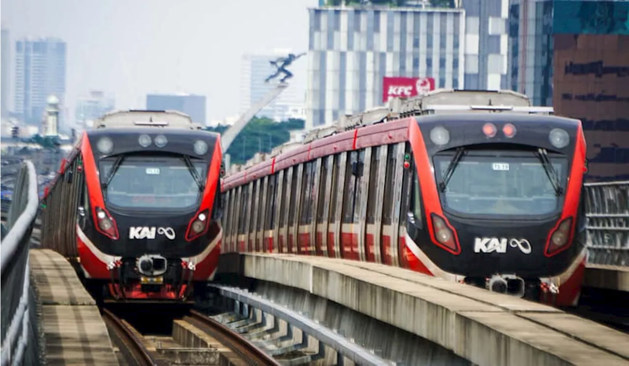 Ini Jadwal Keberangkatan LRT Jabodebek di Malam Tahun Baru