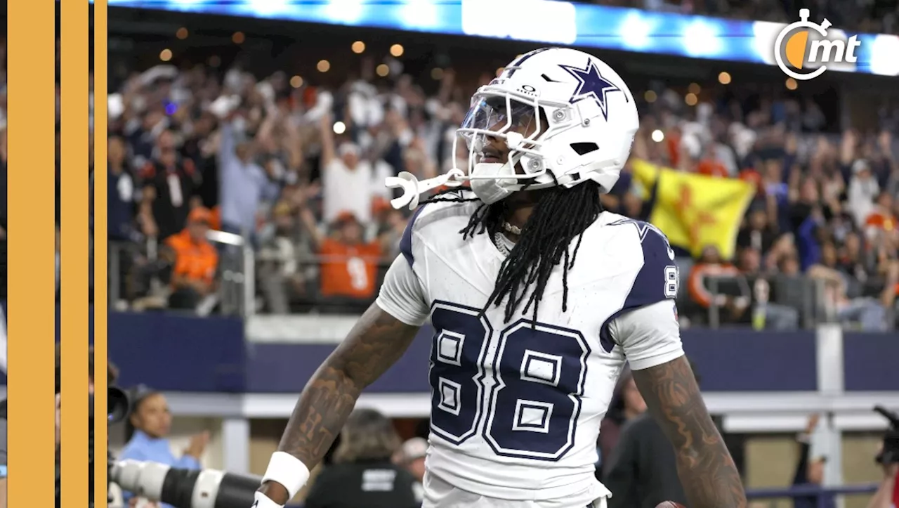 CeeDee Lamb estará fuera lo que resta de la temporada con los Cowboys