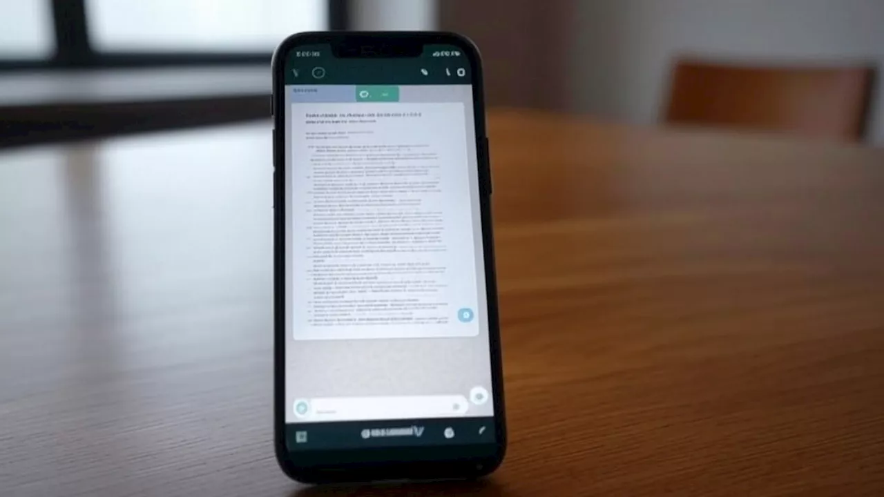 WhatsApp ahora permite escanear documentos directamente desde la aplicación