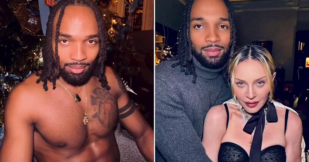 Madonna, 66, had a thirsty Christmas with topless younger boyfriend Akeem Morris, 28