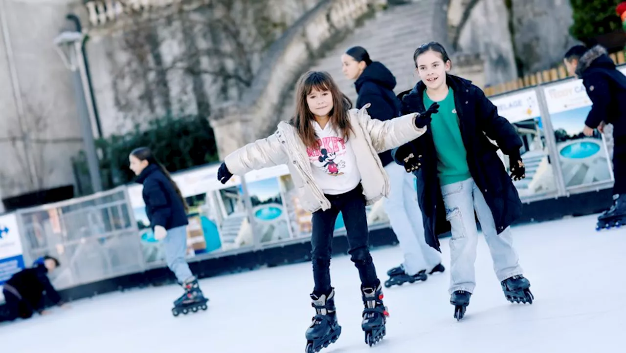 La Patinoire Synthétique de Noël d'Alès