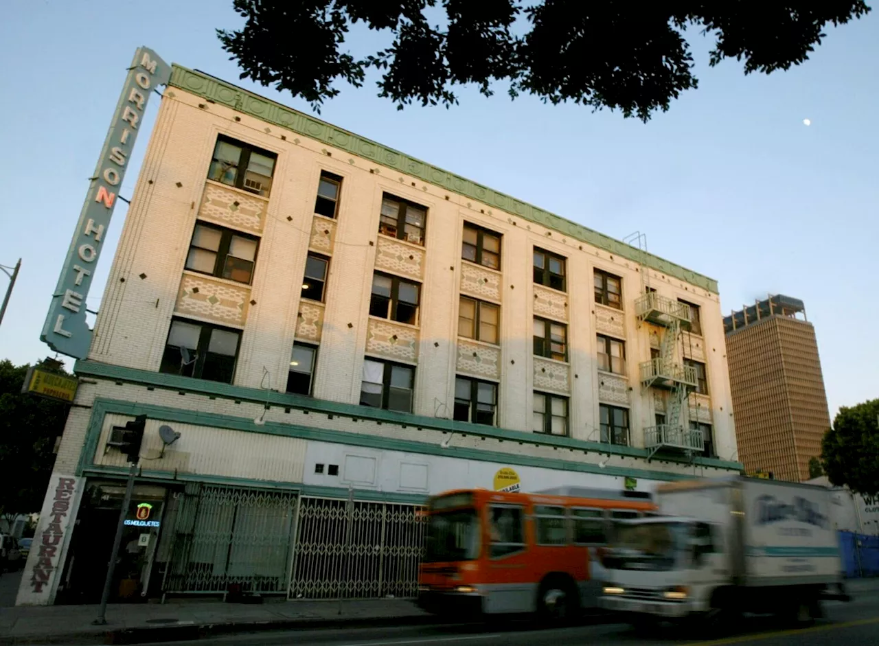 Former Doors Hotel Damaged by Fire in Los Angeles