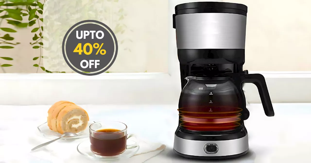 Amazon Deals पर Best Coffee Machine खरीदें - 40% तक डिस्काउंट