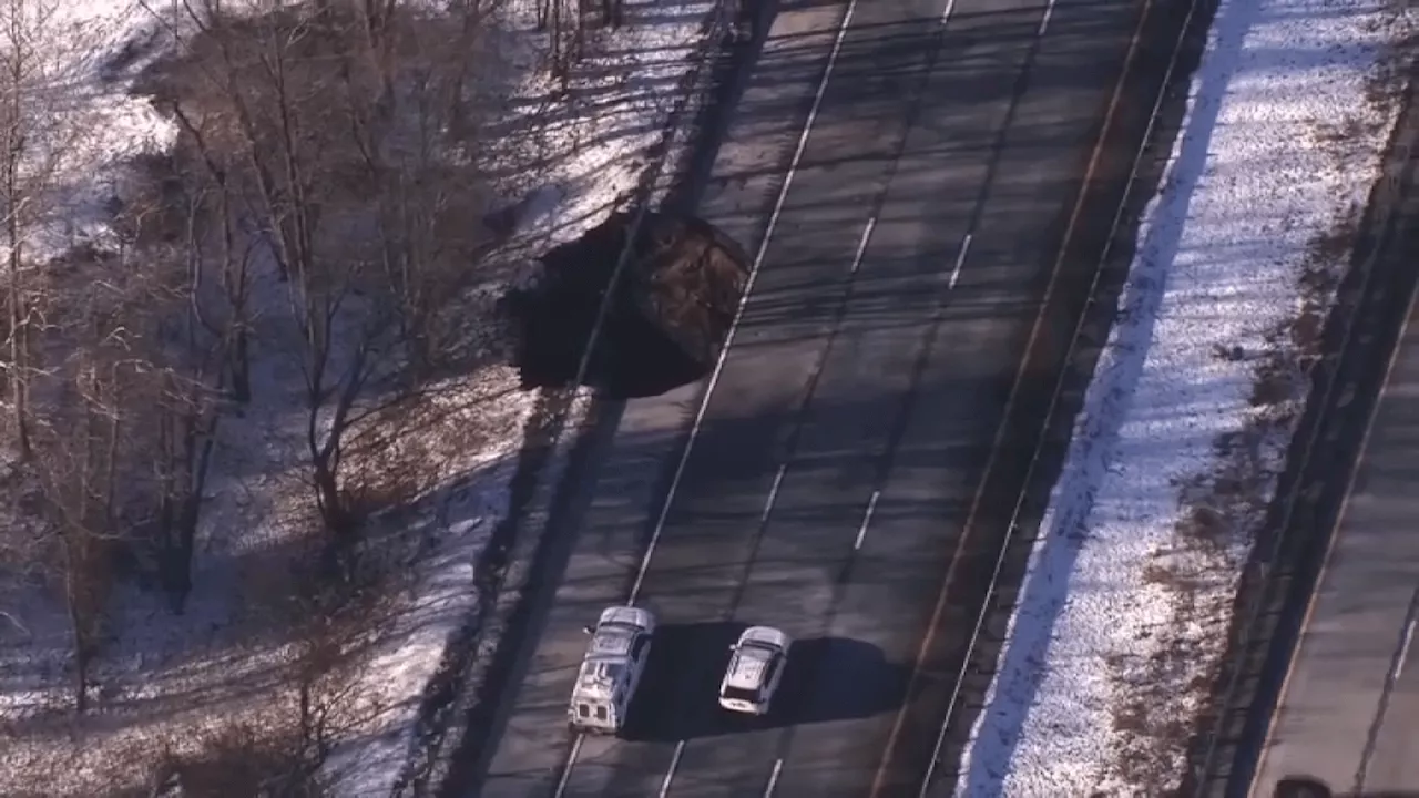 I-80 Eastbound Lanes Closed in New Jersey Due to Sinkhole