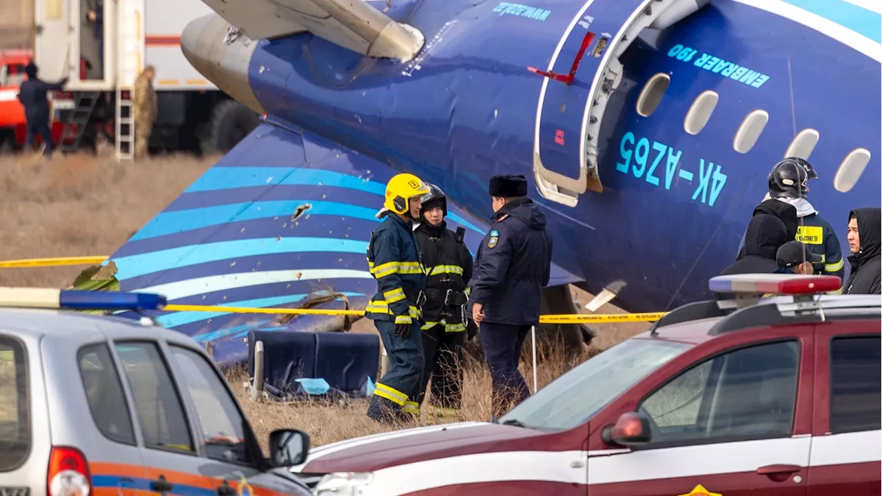 Azerbaijani Airlines Jet Crashes in Kazakhstan, Killing 38