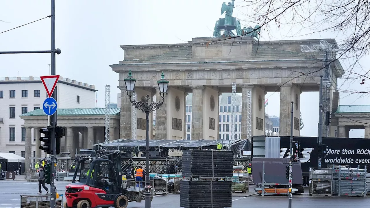 Silvesterparty am Brandenburger Tor