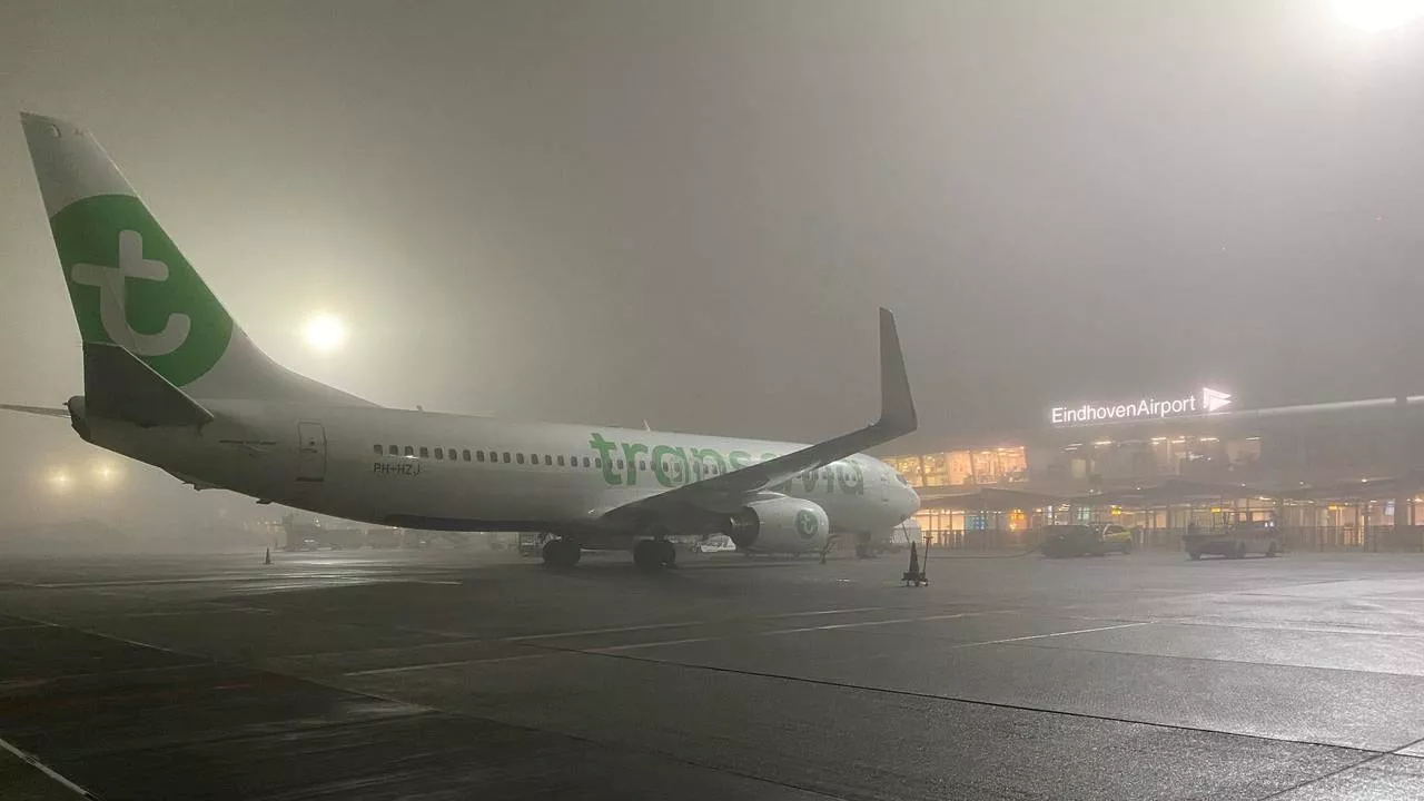 Mist zorgt voor vliegproblemen op Eindhoven Airport